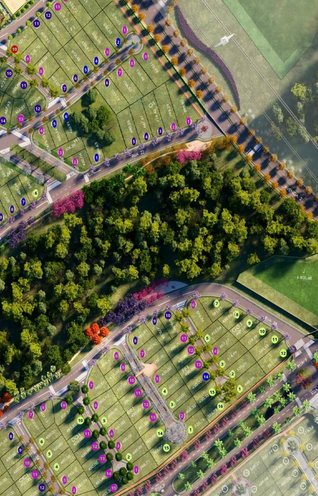 Imagem do imóvel Residencial Le Jardin Ville Sainte Anne Lote Q-EE1 L-10